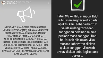 Pelamar seleksi calon pegawai negeri sipil (CPNS) 2024 sudah memasuki masa sanggah yang dimulai dari  20 sampai 22 September 2024.