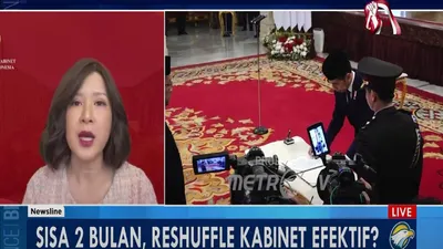 Menurut Staf Khusus (Stafsus) Presiden, Grace Natalie menurut di UUD 1945, reshuffle ini merupakan hak dari Presiden