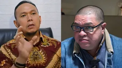 Razman Nasution (kanan) dan Herwanto Nurmansyah (kiri) 