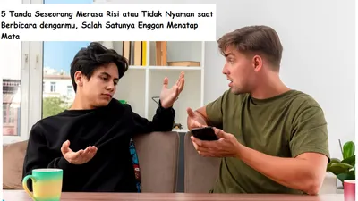 Ilustrasi risi saat berbicara.