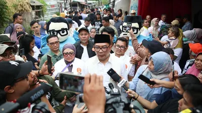 Calon Gubernur Ridwan Kamil mengaku sudah mengikuti latihan dengan pihaknya agar bisa menghadapi debat dengan lancar.