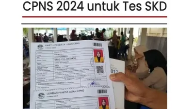 Ada yang berbeda dengan kartu ujian peserta tes SKD CPNS 2024 dibandingkan tahun sebelumnya.