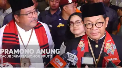 Hasil Pengundian Nomor Urut Pilgub Jakarta 2024: Pramono Anung dan Rano Karno Dapat Angka 3, Punya Harapan Ini