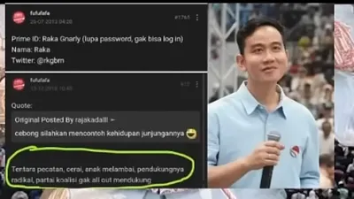Sederet Temuan Netizen soal Akun Fufufafa Diduga Milik Gibran Rakabuming Raka