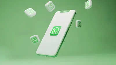 Ilustrasi stiker di aplikasi WhatsApp.