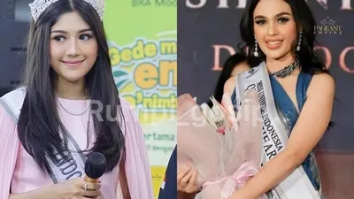 Kolase Potret Erina Gudono dan Shania Hamdun
