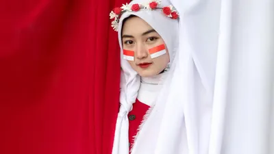 Ilustrasi upacara 17 Agustus di sekolah.