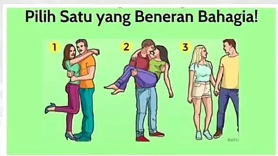 Tes Psikologi Cinta: Pilih Mana Pasangan yang Menurutumu Paling Bahagia, Hasilnya Mengungkap Hubungan Asmaramu