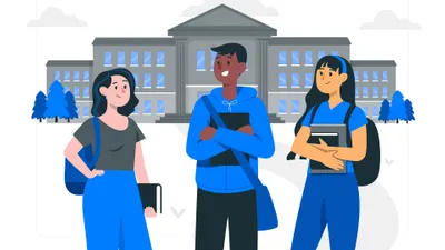 Ilustrasi Anak Kuliah