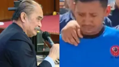 Kolase Foto Kanan: Pegi setiawan Cirebon dan Kiri: Saksi Ahli Suhandi Cahaya