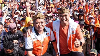 Anies Baswedan dan Sohibul Iman, mantan presiden PKS.