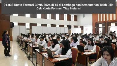 Ilustrasi. Beberapa lembaga dan kementerian di pemerintah pusat sudah merilis formasi CPNS dan PPPK tahun 2024.