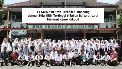 Ada rekomendasi sekolah jenjang SMA dan SMK terbaik nasional, khususnya bagi kamu yang berdomisili di Kota Bandung, Jawa Barat.