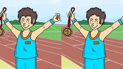 Tes IQ: Buktikan Ketajaman Visual dan Temukan 3 Perbedaan pada Gambar Atlet Juara 1 Ini, Uji Kemampuan Observasimu