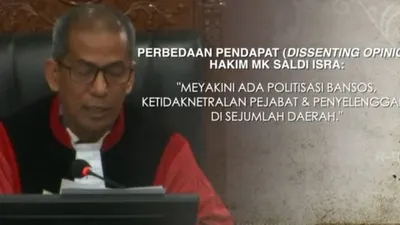 3 Hakim MK Dissenting Opinion Terhadap Putusan Sengketa Pilpres