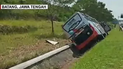 Update Terkini Kecelakaan Tunggal Bus PO Rosalia Indah di Tol Batang-Semarang, Berikut Jumlah Korban Jiwa