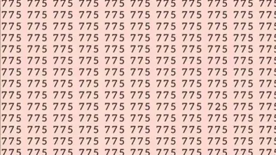 Tes IQ: Temukan Angka 725 di Antara Angka 775 dalam 7 Detik!
