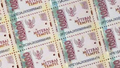 Seperti pada seleksi CPNS 2024 sebelumnya, pada PPPK 2024 juga diperbolehkan menggunakan meterai tempel.