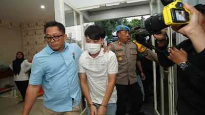 Potret penangkapan Ivan Sugianto.