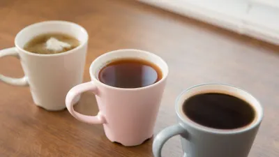 Illustrasi Teh atau Kopi