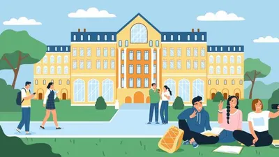 Ilustrasi Kampus