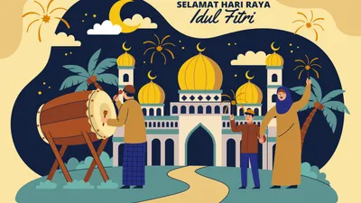 Illustrasi.15 Ucapan Lebaran Idul Fitri yang Lucu dan Kocak Cocok untuk Dikirim ke Gebetan