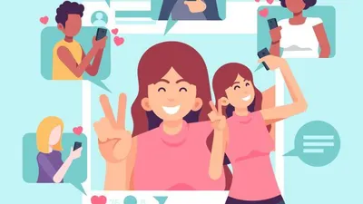 Illustrasi Orang Narsis 