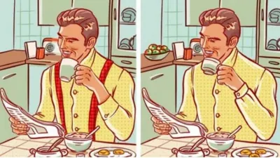 Tes Penglihatan: Punya Mata Setajam Elang? Coba Temukan 8 Perbedaan pada Gambar Pria Ini dalam 15 Detik