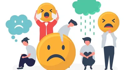 Ilustrasi seseorang yang menyimpan dan memendam emosi