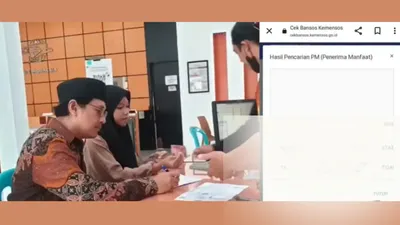 Illustrasi. penyaluran Bansos KPM PKH BPNT September 2024