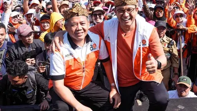 Anies Baswedan dan Sohibul Iman, mantan presiden PKS.