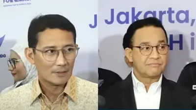 Pertemuan Singkat Anies Baswedan dan Sandiaga Uno di Mukernas Perindo Memicu Spekulasi Politik Pilgub Jakarta