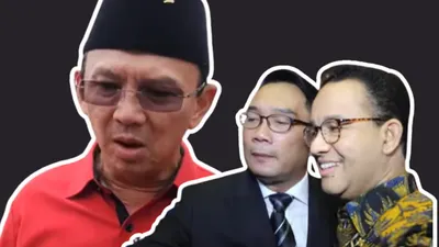 Ahok, Ridwan Kamil dan Anies Baswedan di Pilkada Jakarta 2024