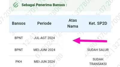 Saldo masuk di rekening sebesar Rp400 ribu ternyata bukan bansos BPNT