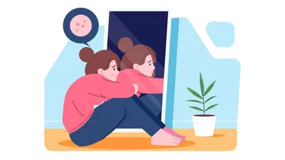 Ilustrasi introvert