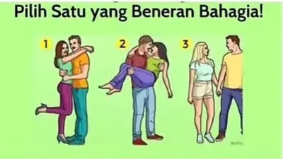 Tes Psikologi Cinta: Gambar Pasangan yang Dipilih Tunjukkan&nbsp;Bagaimana Hubungan Asmaramu