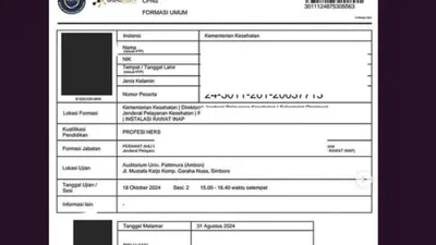 Ilustrasi Cetak Kartu Ujian SKD CPNS 2024