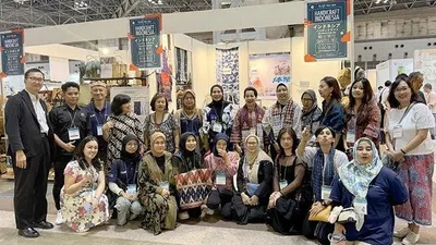Beragam jenis handicraft produk nasabah PNM, Rabu-Jumat (4-6/9) diikutkan dalam ajang pameran Tokyo Gift Show ke-98.