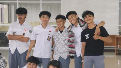 Ilustrasi Siswa SMA di Bandung