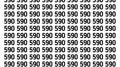 Tes Asah Otak: Cari Angka 580 di Antara 590 dalam 13 Detik, Buktikan Daya Fokusmu!