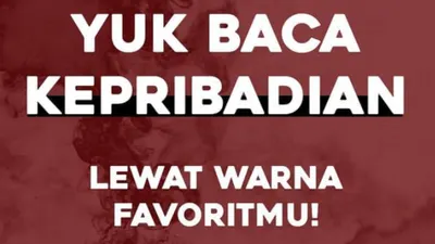 Ilustrasi Kepribadian Seseorang Berdasarkan Warna Kesukaan
