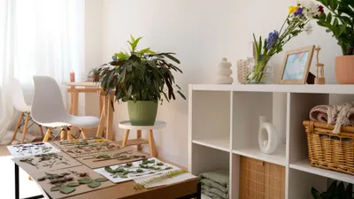 Ilustrasi interior rumah yang sering disentuh