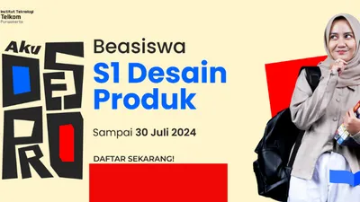  Institut Teknologi Telkom Purwokerto (ITTP) membuka kesempatan beasiswa Aku Despro untuk tahun akademik 2024/2025.