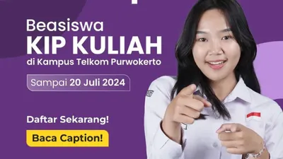 Tinggal 2 Hari Lagi! Beasiswa KIP Kuliah di Kampus Telkom Purwokerto Segera Ditutup, Daftar Sekarang!