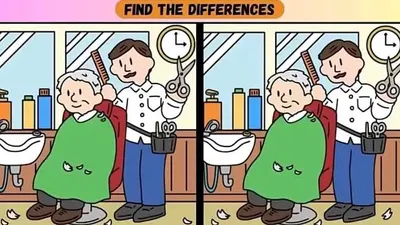 Tes Ilusi Optik: Yakin Punya Kemampuan Analisa yang Baik? Temukan 3 Perbedaan Pada Gambar Tukang Potong Rambut Ini