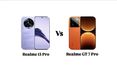 Realme GT 7 Pro vs Realme 13 Pro