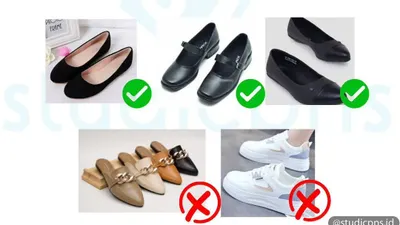 Meskipun pria juga menggunakan sepatu berjenis pantofel, modelnya berbeda dengan sepatu yang dikenakan wanita saat SKD CPNS.