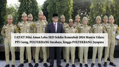 Bagi kamu yang ingin lolos menjadi taruna di Sekdin Kemenhub, maka harus melampaui nilai ambang batas yang telah ditetapkan.