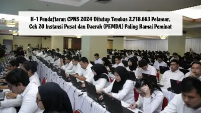 Bagi kamu yang sudah menyelesaikan pendaftaran CPNS 2024, ada baiknya mengecek perkembangan statistik pelamar.