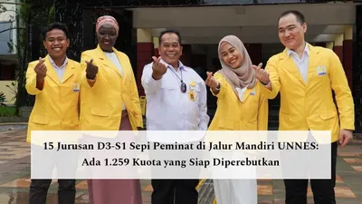 Berdasarkan update statistik jumlah pendaftar Seleksi Mandiri UNNES, ada beberapa jurusan kuliah yang masih sepi peminat.